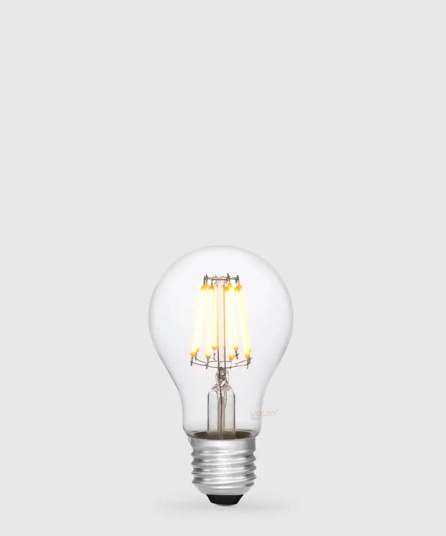 6W 12 Volt DC GLS LED Bulb E27 Clear in Warm White