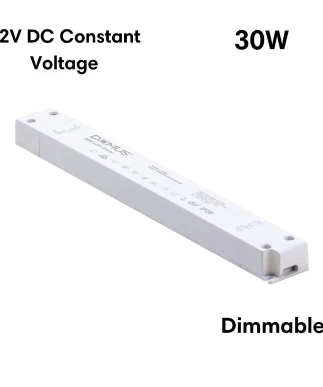 12V Domus Slim 5-in-1 Dimmable LED Driver for Indoor - POWER SUPPLIES