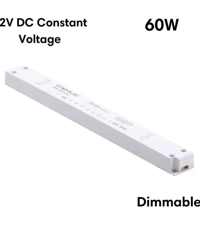 12V Domus Slim 5-in-1 Dimmable LED Driver for Indoor - POWER SUPPLIES