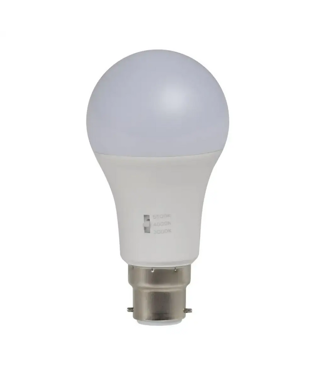 Domus KEY GLS TRIO - 12W LED Dimmable Tri-Colour GLS Shape Frosted Globe - B22/E27-GLOBES-Domus