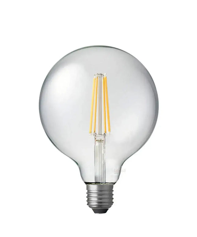 12W G125 LED Globe E27 Clear in Natural White