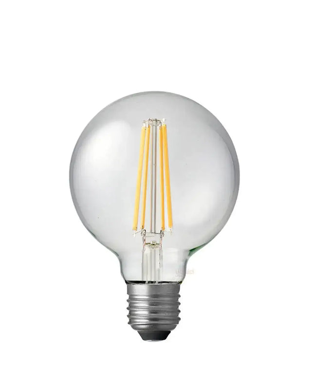 12W G95 LED Globe E27 Clear in Soft White