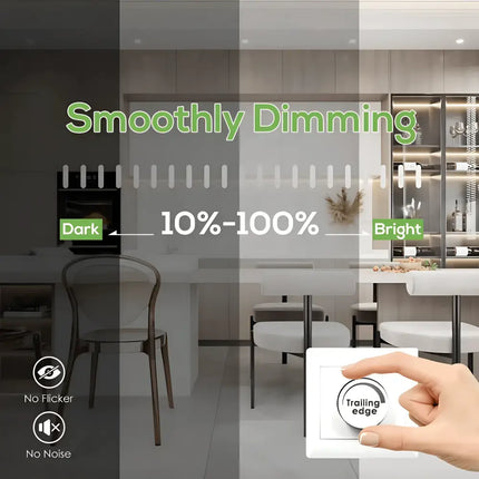 12W Tri-Colour Dimmable LED Downlight | 90mm Cut Out | Matilda - Home & Garden > Lighting > Ceiling Lights