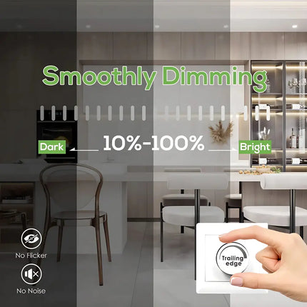 13W Tri-Colour Dimmable LED Downlight | 90mm Cut Out | Kakadu - Home & Garden > Lighting > Ceiling Lights