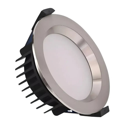 13W Tri Colour Dimmable LED Downlight | 90mm Cut Out | Uluru Silver Home & Garden > Lighting > Ceiling Lights