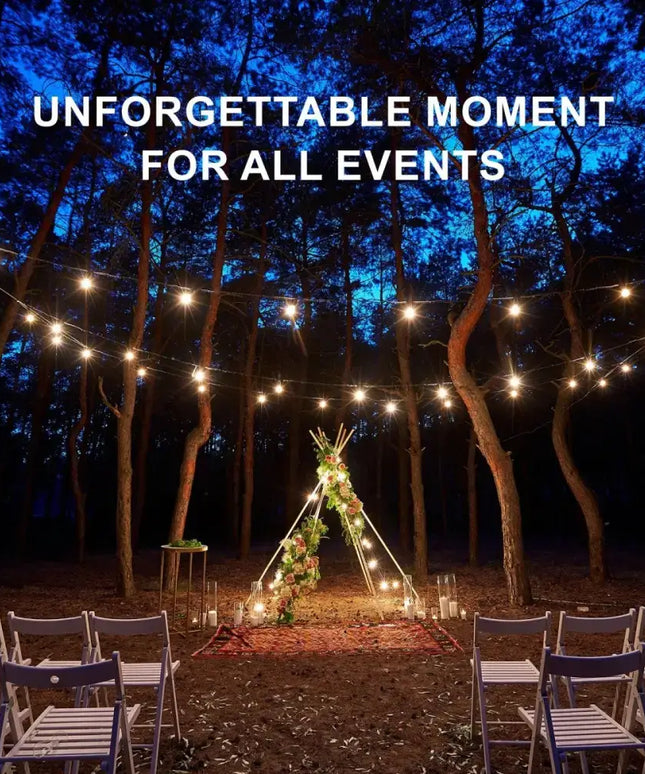 Sansai 10 Bulbs 14M LED Waterproof Festoon String Lights Kit Dropli, Home & Garden > Lighting, sansai-10-bulbs-14m-festoon-string-lights-led-waterproof-outdoor-christmas-party