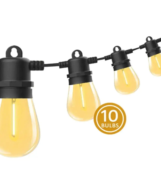 Sansai 10 Bulbs 14M LED Waterproof Festoon String Lights Kit Dropli, Home & Garden > Lighting, sansai-10-bulbs-14m-festoon-string-lights-led-waterproof-outdoor-christmas-party