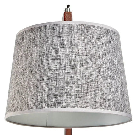 156cm Large Bamboo Floor Lamp Modern Vintage Wooden Light Antique Shade - Cherry - Home & Garden > Lighting