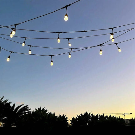 15m Smart Festoon String Lights with 15 LED Bulbs Liquidleds, Festoon String, 15m-smart-festoon-string-lights-with-15-led-bulbs