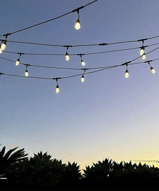 15m Smart Festoon String Lights with 15 LED Bulbs Liquidleds, Festoon String, 15m-smart-festoon-string-lights-with-15-led-bulbs