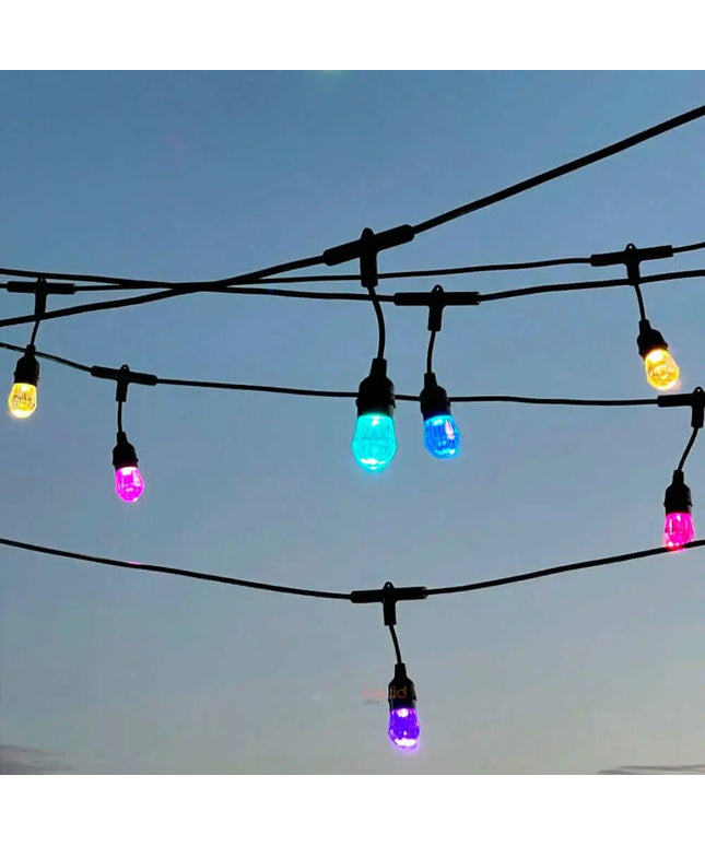 15m Smart Festoon String Lights with 15 LED Bulbs Liquidleds, Festoon String, 15m-smart-festoon-string-lights-with-15-led-bulbs