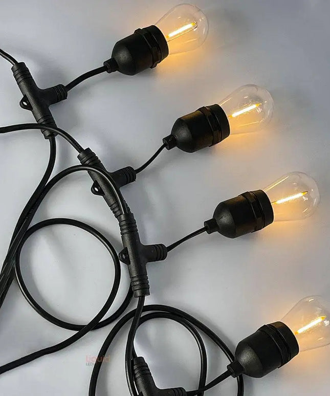 15m Solar Festoon String Lights with 15 LED Bulbs Liquidleds, Festoon String, 15m-solar-festoon-string-lights-with-15-led-bulbs-1