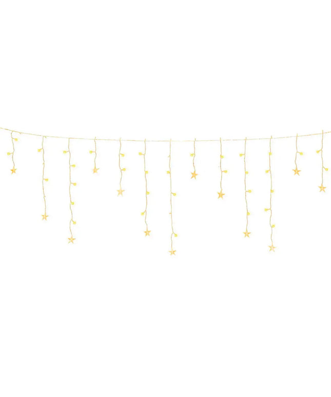 160 LED 6M Christmas Lights Icicle Light Solar Warm Jingle Jollys - Occasions > Christmas > Outdoor Decorations & Lights