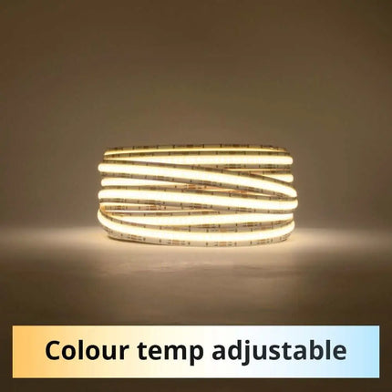 12mm | 24W/m DTW 2700K - 6500K | IP20 | COB Dot Free LED Strip Light-IP20 COB STRIP LIGHTING-Lighting Creations