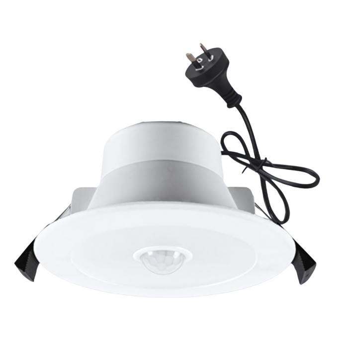 MOTION SENSOR 10W Tri-Colour Select LED Downlight 90mm cut out