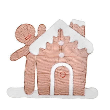 Gingerbread house and man decoration for 1M LED Christmas Gingerbread Fairy Light Decoration