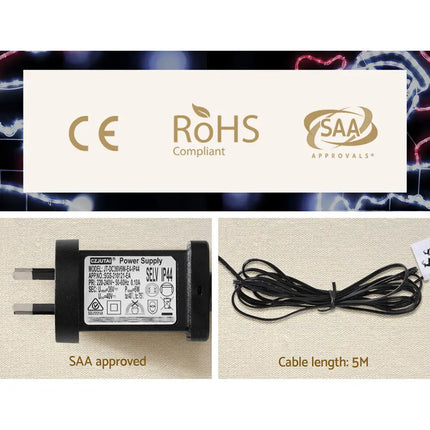 1M LED Santa Motif Christmas Lights Decoration - Occasions > Christmas > Outdoor Decorations & Lights