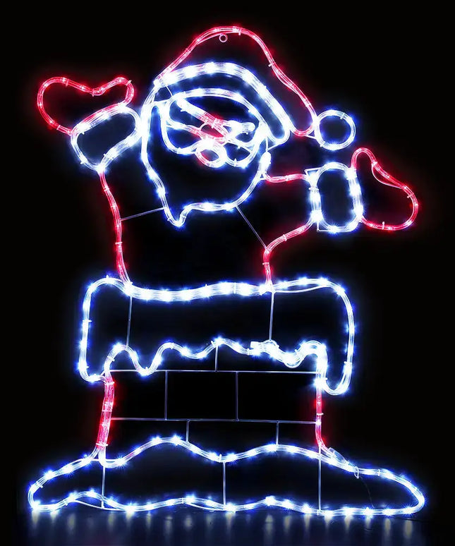 1M LED Santa Motif Christmas Lights Decoration - Occasions > Christmas > Outdoor Decorations & Lights
