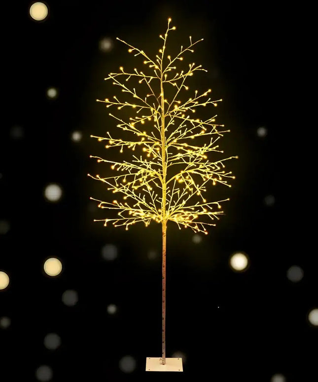 Illuminated decorative Christmas tree with warm white LED lights from Jingle Jollys