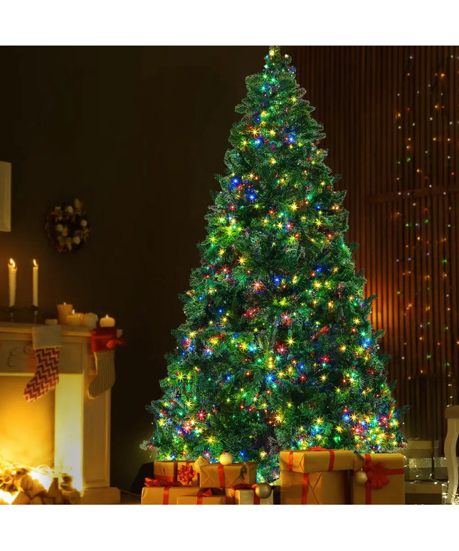 2.1M 8 Light Mode Multi Colour Christmas Tree - Occasions > Christmas > Christmas Trees