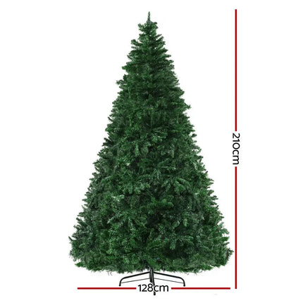 2.1M 8 Light Mode Multi Colour Christmas Tree - Occasions > Christmas > Christmas Trees
