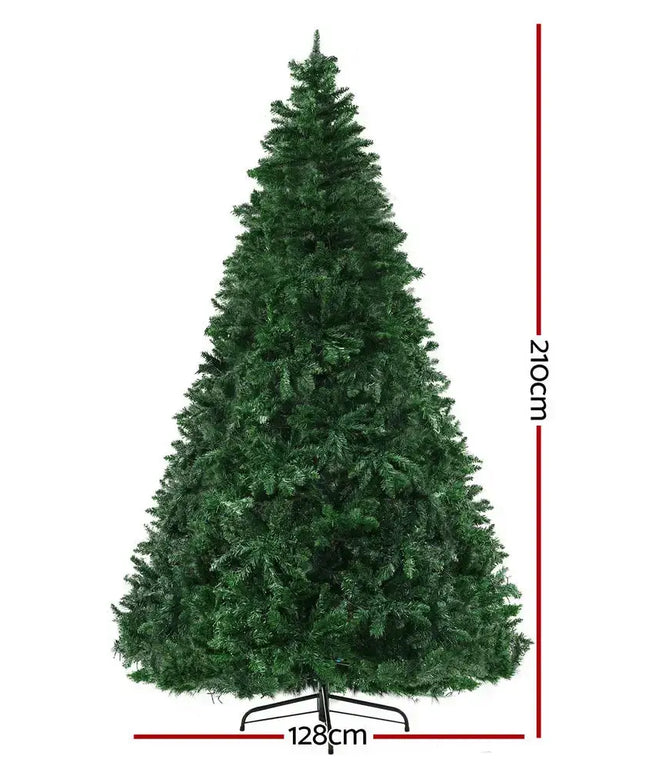2.1M 8 Light Mode Multi Colour Christmas Tree - Occasions > Christmas > Christmas Trees