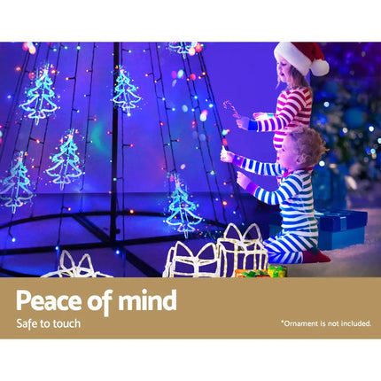 2.1M Christmas Tree 264 LED Solar Jingle Jollys - Occasions > Christmas > Outdoor Decorations & Lights