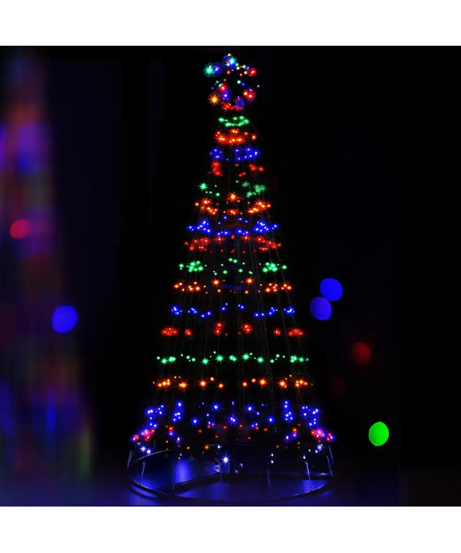 2.1M Christmas Tree 264 LED Solar Jingle Jollys - Occasions > Christmas > Outdoor Decorations & Lights