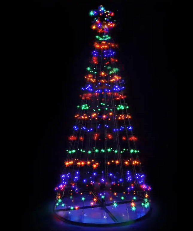 2.1M Christmas Tree 264 LED Solar Jingle Jollys - Occasions > Christmas > Outdoor Decorations & Lights