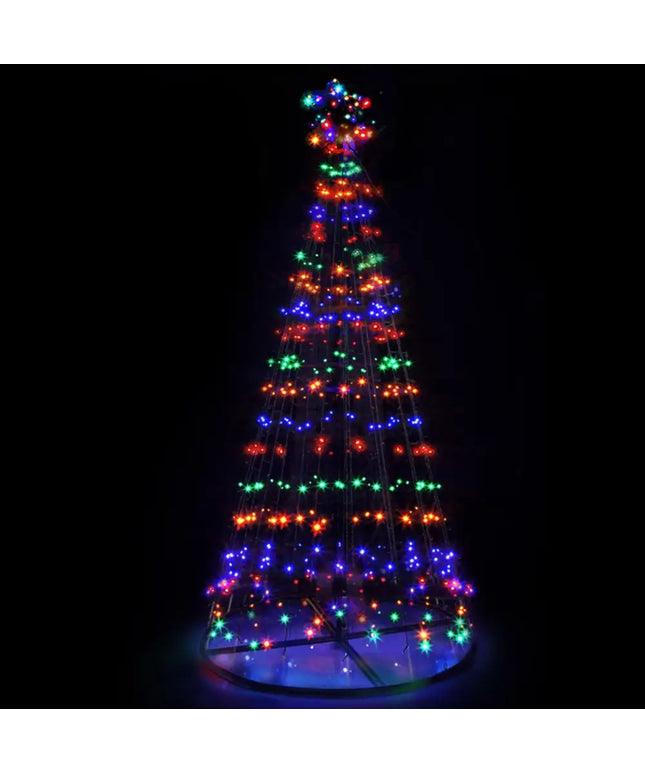 2.1M Christmas Tree 264 LED Solar Jingle Jollys - Occasions > Christmas > Outdoor Decorations & Lights