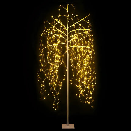 Illuminated Weeping Willow Tree from the 2.1M Christmas Tree 600 LED Solar Jingle Jollys