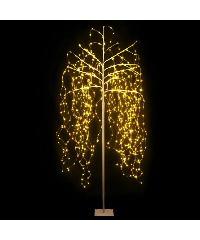 Illuminated Weeping Willow Tree from the 2.1M Christmas Tree 600 LED Solar Jingle Jollys