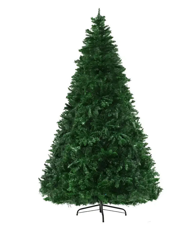 Artificial green Christmas tree from Jingle Jollys featuring 8 light modes and multi-color lights