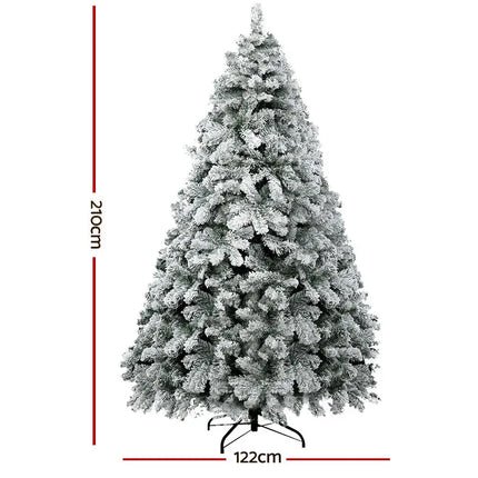 Christmas Tree 2.1M Decorations Snowy 859 Tips-Occasions > Christmas-Dropli
