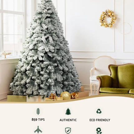 Christmas Tree 2.1M Decorations Snowy 859 Tips-Occasions > Christmas-Dropli
