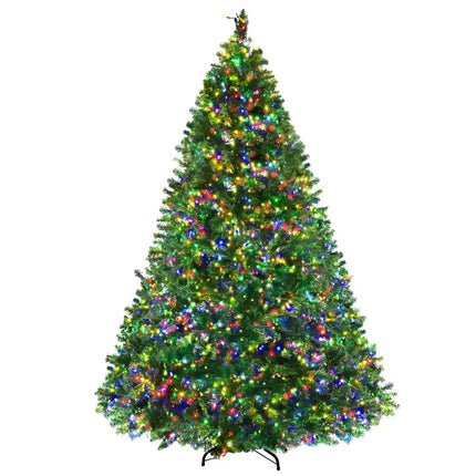 Illuminated 2.1M LED Lights Christmas Tree with 8 modes for festive decoration