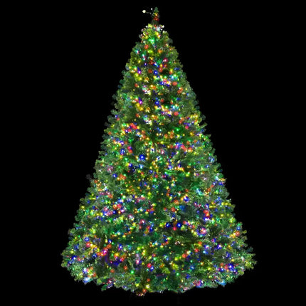 Illuminated Christmas Tree showcasing 2.1M LED Lights with 8 modes in a festive display