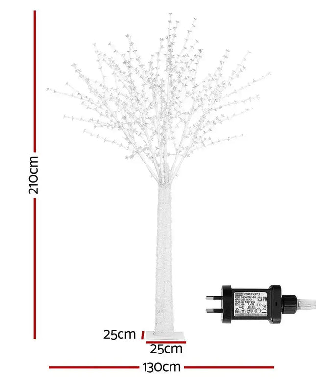 2.1M LED Lights Cherry Blossom Christmas Tree - Occasions > Christmas > Christmas Trees