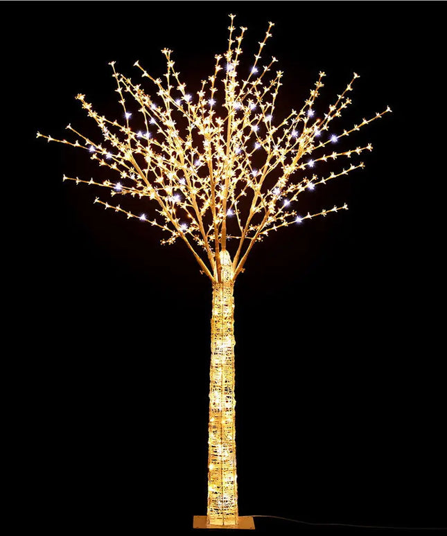 2.1M LED Lights Cherry Blossom Christmas Tree - Occasions > Christmas > Christmas Trees