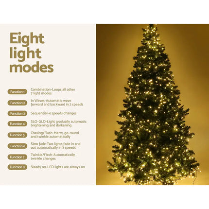 2.1M LEDs 8 Light Mode Christmas Tree - Occasions > Christmas > Outdoor Decorations & Lights
