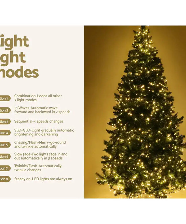2.1M LEDs 8 Light Mode Christmas Tree - Occasions > Christmas > Outdoor Decorations & Lights
