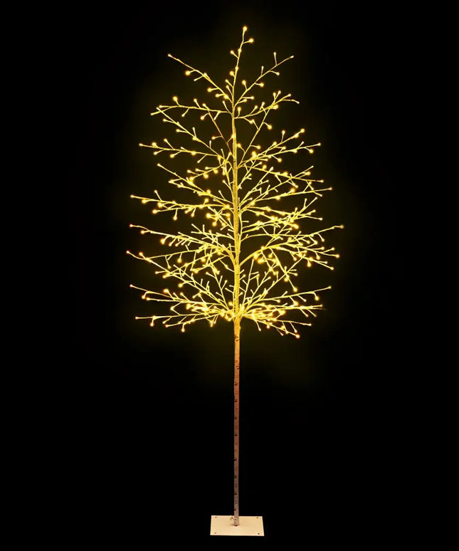 Illuminated decorative tree from 2.1M Solar Christmas Tree with 480 LED lights