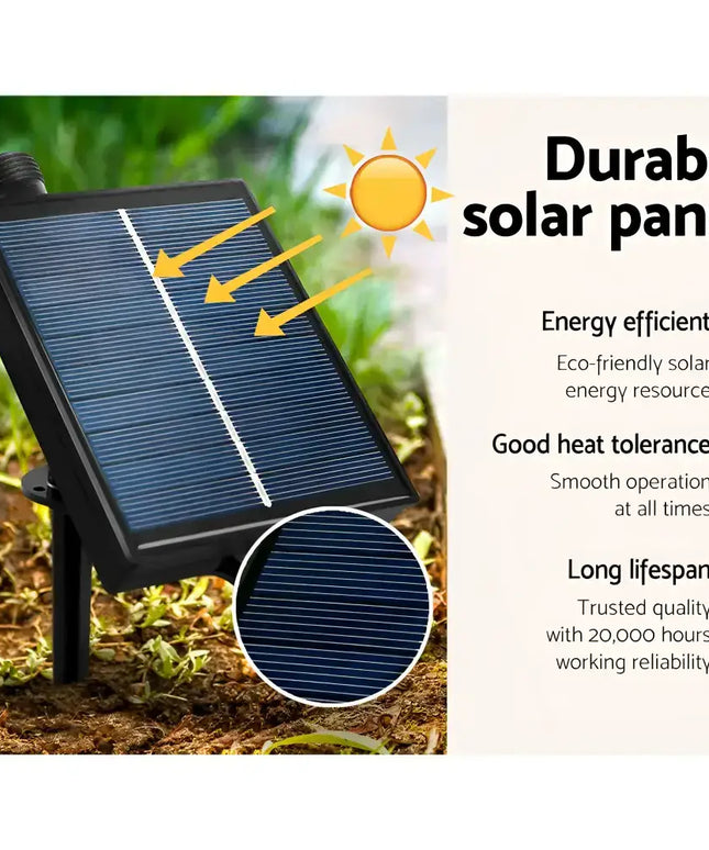 Durable solar panel with high energy efficiency heat tolerance and long lifespan on 2.1M Solar Christmas Tree 480 LED