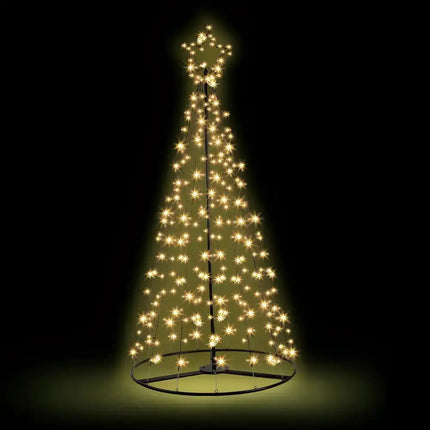 Christmas Tree 2.1M 264 LED Xmas Trees Solar Power Warm White-Occasions > Christmas-Dropli