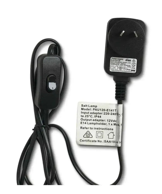 Bright and stylish white Himalayan salt lamp illuminating a modern space.