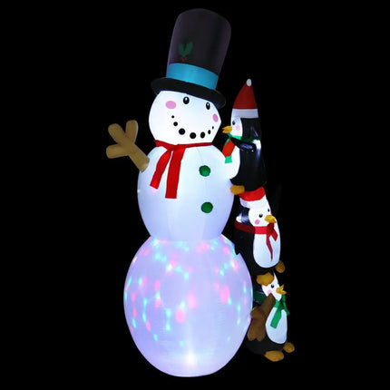 2.4M Christmas Inflatable Snowman Outdoor Decorations Dropli, Occasions > Christmas, jingle-jollys-2-4m-christmas-inflatable-snowman-xmas-lights-outdoor-decorations