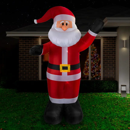 Inflatable Santa Claus LED Christmas decoration for festive holiday display