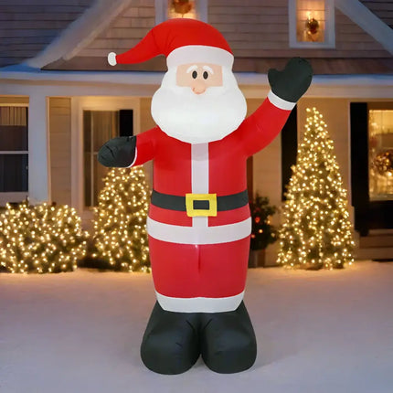 Inflatable Santa Claus LED Christmas Decoration for festive holiday display