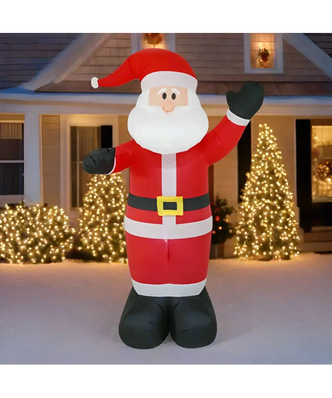 Inflatable Santa Claus LED Christmas Decoration for festive holiday display