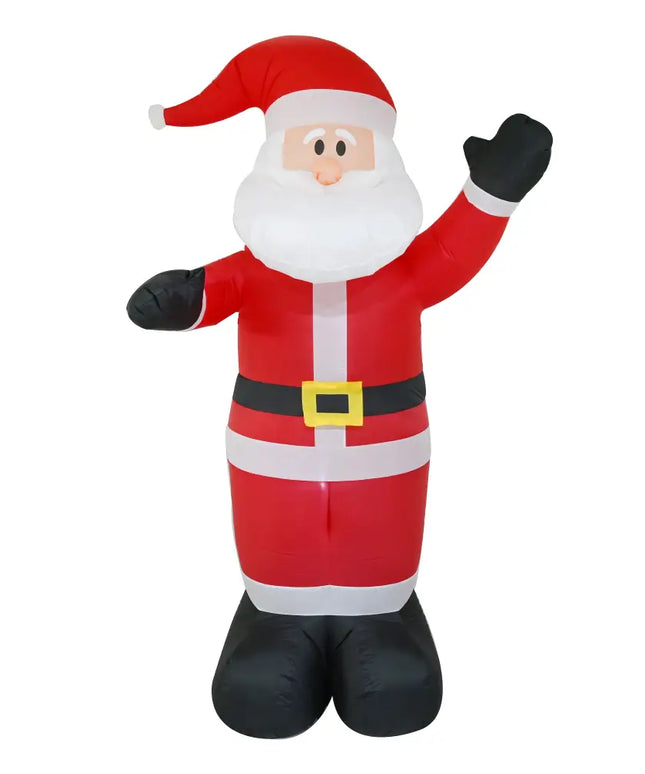 Inflatable Santa Claus figure for Christmas decor in the 2.4M Inflatable Santa LED Christmas Decoration product